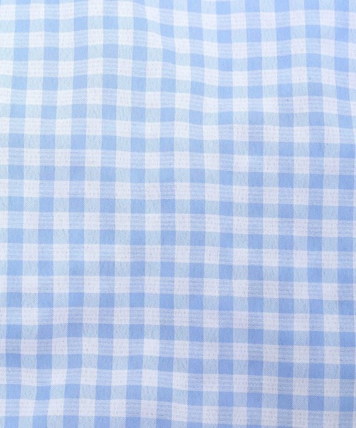 WC（ダブル シー）の「ギンガムドロストショートトップス（シャツ/ブラウス・レディース・その他1/サックスブルー/ホワイト/レッド/ブラック・FREE）」の6枚目の写真