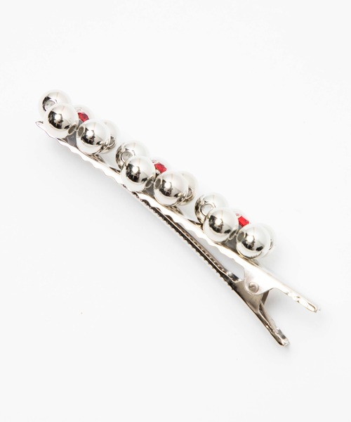 WEGO（ウィゴー）の「WEGO/【2点セット】メタルフラワークリップ（バレッタ/ヘアクリップ・レディース・レッド/シルバー/ブルー・FREE）」の6枚目の写真