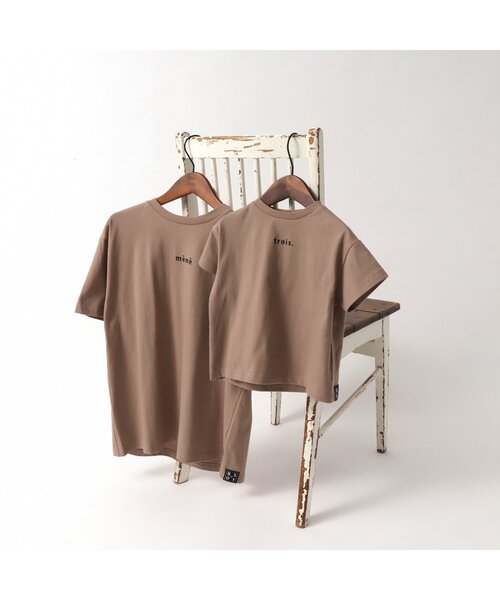 BREEZE by saori(ブリーズバイサオリ)の「WEB限定 ロゴTシャツ【BREEZE by saori】(Tシャツ/カットソー・キッズ・ブラック/ベージュ/オフホワイト/カーキ・90/100/110/120/130/140/150)」の16枚目の写真