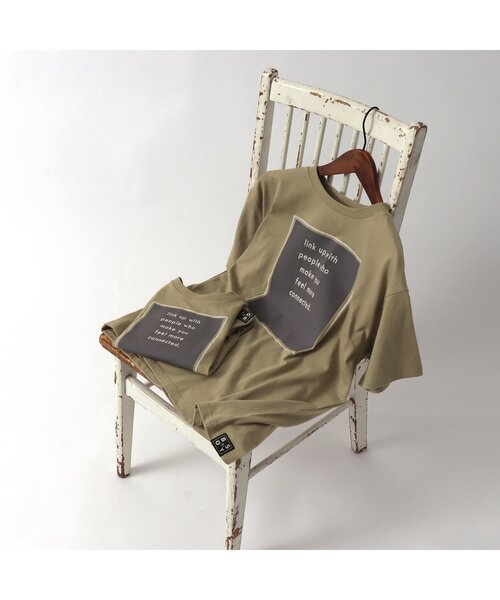 BREEZE by saori(ブリーズバイサオリ)の「WEB限定 ロゴTシャツ【BREEZE by saori】(Tシャツ/カットソー・キッズ・ブラック/ベージュ/オフホワイト/カーキ・90/100/110/120/130/140/150)」の21枚目の写真