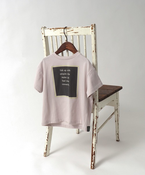 BREEZE by saori(ブリーズバイサオリ)の「WEB限定 ロゴTシャツ【BREEZE by saori】(Tシャツ/カットソー・キッズ・ブラック/ベージュ/オフホワイト/カーキ・90/100/110/120/130/140/150)」の8枚目の写真