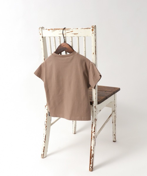 BREEZE by saori(ブリーズバイサオリ)の「WEB限定 ロゴTシャツ【BREEZE by saori】(Tシャツ/カットソー・キッズ・ブラック/ベージュ/オフホワイト/カーキ・90/100/110/120/130/140/150)」の10枚目の写真