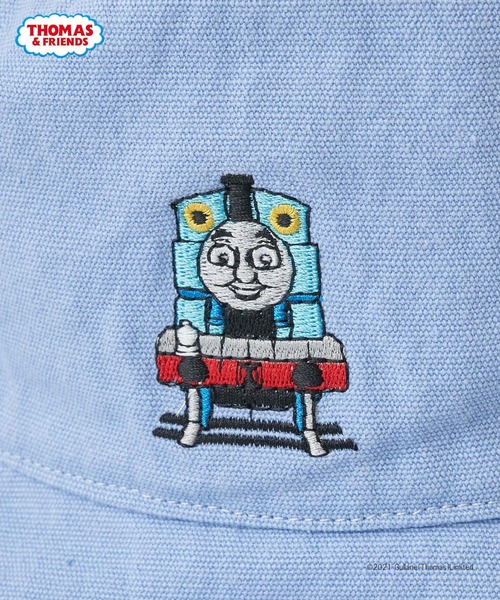 CIAOPANIC TYPY（チャオパニックティピー）の「【きかんしゃトーマス】コラボ切りっ放しバケットハット（ハット・キッズ・ベージュ/レッド/ブルー/グリーン・54）」の7枚目の写真