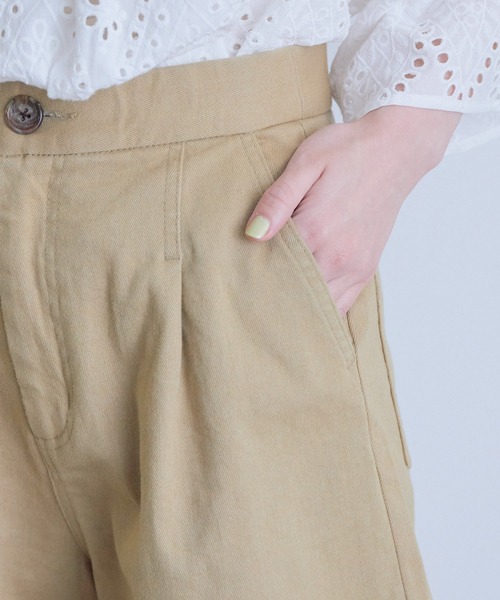 VIS(ビス)の「ストレッチツイルショートパンツ(その他パンツ・レディース・ブラック/ベージュ系その他・M/S)」の7枚目の写真