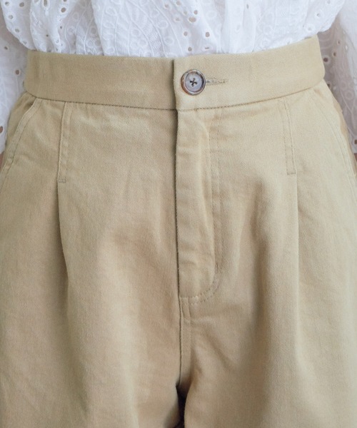 VIS(ビス)の「ストレッチツイルショートパンツ(その他パンツ・レディース・ブラック/ベージュ系その他・M/S)」の3枚目の写真