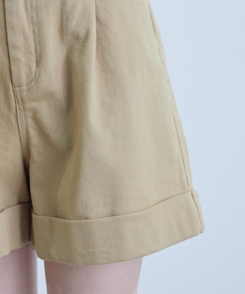 VIS(ビス)の「ストレッチツイルショートパンツ(その他パンツ・レディース・ブラック/ベージュ系その他・M/S)」の14枚目の写真