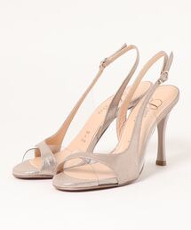 Limit till 2359（リミットティルリミットティルトゥエンティスリーフィフティナイン）の「Limit till 2359 リミットティル2359 クリアバイアスデザインヒールサンダル（サンダル）」