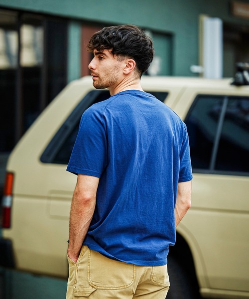 Nigel Cabourn（ナイジェルケーボン）の「Nigel Cabourn [CLASSIC] NEW BASIC T-SHIRT (ナイジェルケーボン )(3colors)(Men's)(80420021020)（Tシャツ/カットソー・メンズ・ブラック/オフホワイト/インディゴブルー・48/50）」の17枚目の写真