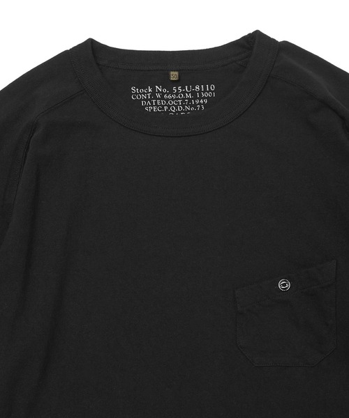 Nigel Cabourn（ナイジェルケーボン）の「Nigel Cabourn [CLASSIC] NEW BASIC T-SHIRT (ナイジェルケーボン )(3colors)(Men's)(80420021020)（Tシャツ/カットソー・メンズ・ブラック/オフホワイト/インディゴブルー・48/50）」の15枚目の写真