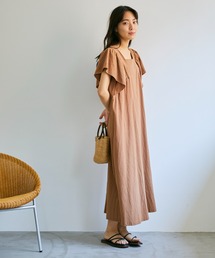 ANGIE | ハシゴレースフリルスリーブロングワンピース(ワンピース)