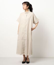 ロングシャツワンピース