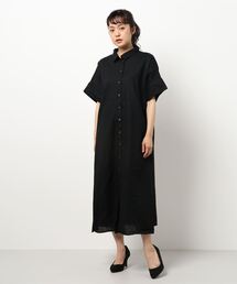 Samansa Mos2 | ロングシャツワンピース(シャツワンピース)