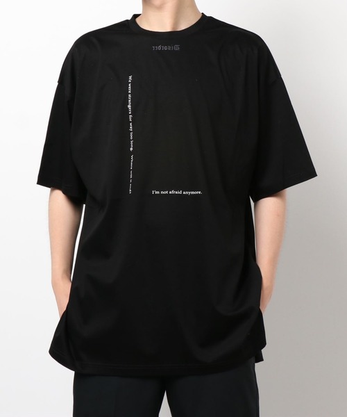 DANKE SCHON（ダンケシェーン）の「DankeSchon/ダンケシェーン/リフレクトチェーン半袖Tシャツ（Tシャツ/カットソー・メンズ・ホワイト/ブラック・FREE）」の5枚目の写真