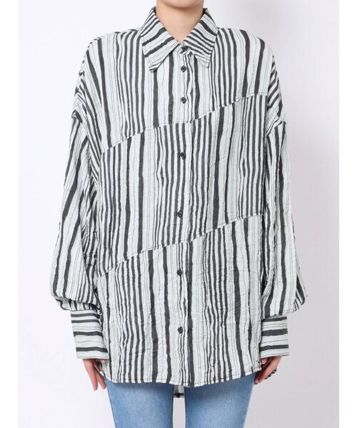 EMODA（エモダ）の「スイッチングストライプシャツ（シャツ/ブラウス・レディース・その他1/その他・FREE）」の14枚目の写真