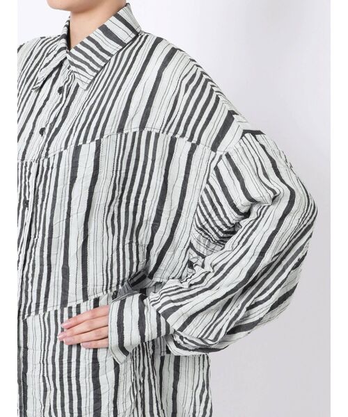 EMODA（エモダ）の「スイッチングストライプシャツ（シャツ/ブラウス・レディース・その他1/その他・FREE）」の10枚目の写真