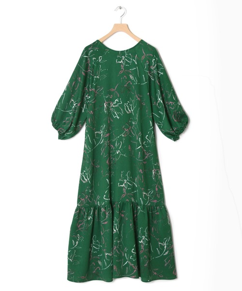 セール ワンピース W Closet ダブルクローゼット のファッション バックオープンプリントワンピース ワンピース W