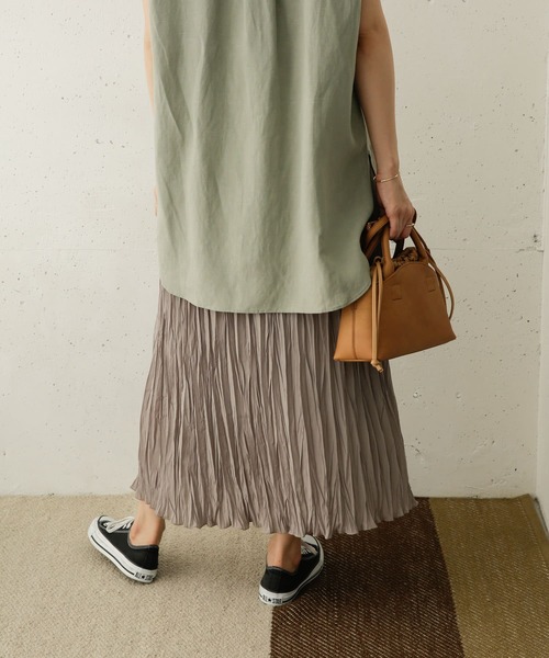 URBAN RESEARCH DOORS（アーバンリサーチドアーズ）の「ランダムプリーツスカート（スカート・レディース・グレー系その他/ブラック系その他・ONE）」の9枚目の写真