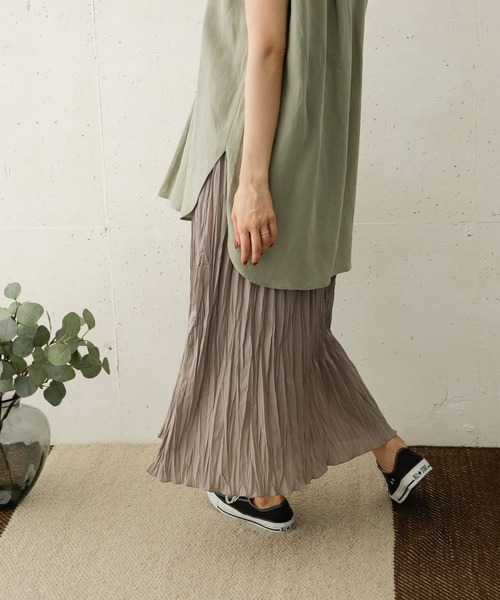 URBAN RESEARCH DOORS（アーバンリサーチドアーズ）の「ランダムプリーツスカート（スカート・レディース・グレー系その他/ブラック系その他・ONE）」の14枚目の写真