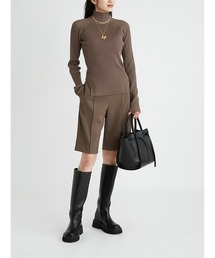 Mila Owen | つまみコバデザインバミューダパンツ(その他パンツ)