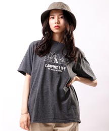 ロゴメーセージプリントTシャツ吸水速乾