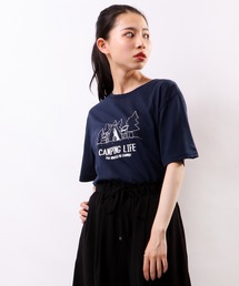 ロゴメーセージプリントTシャツ吸水速乾