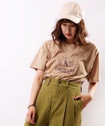 ロゴメーセージプリントTシャツ吸水速乾