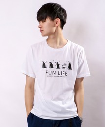 ロゴメーセージプリントTシャツ吸水速乾