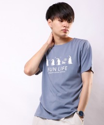 ロゴメーセージプリントTシャツ吸水速乾