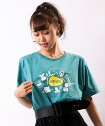 ロゴメーセージプリントTシャツ吸水速乾