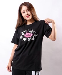 ロゴメーセージプリントTシャツ吸水速乾