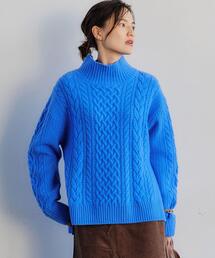 green label relaxing | HAMILTON ハミルトン アラン ハイネック プルオーバー ニット(ニット/セーター)