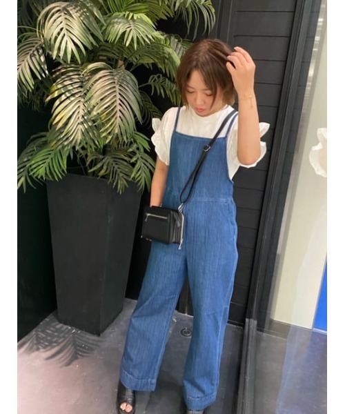 トップス Mia & Puff Lycoris 2y SIDE RUFFLE ASYMMETRY TOPS/サイドラッフルアシンメトリー