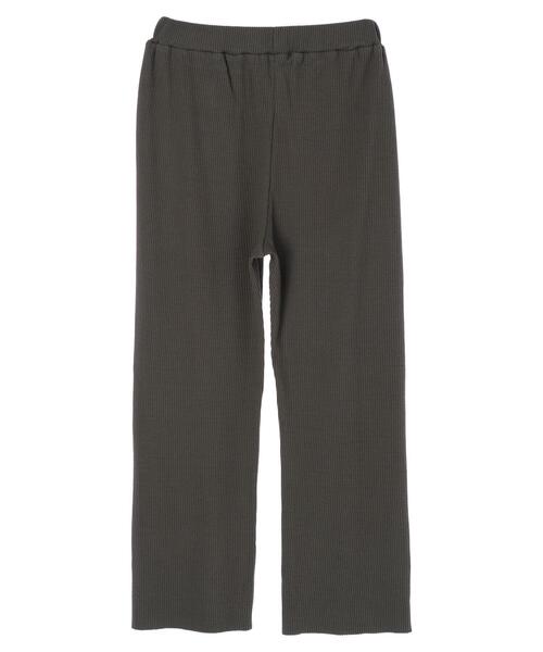 AMERICAN HOLIC（アメリカンホリック）の「リラックスリブカットパンツ（その他パンツ・レディース・チャコールグレー/アイボリー・S/M/L）」の15枚目の写真