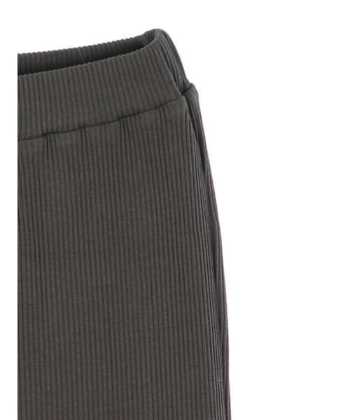 AMERICAN HOLIC（アメリカンホリック）の「リラックスリブカットパンツ（その他パンツ・レディース・チャコールグレー/アイボリー・S/M/L）」の17枚目の写真