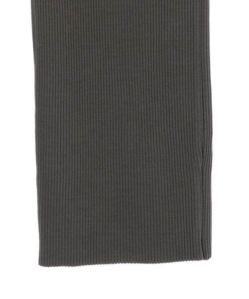 AMERICAN HOLIC（アメリカンホリック）の「リラックスリブカットパンツ（その他パンツ・レディース・チャコールグレー/アイボリー・S/M/L）」の18枚目の写真