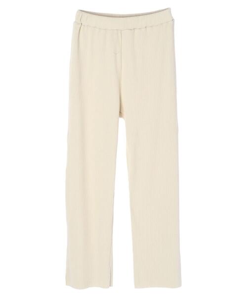 AMERICAN HOLIC（アメリカンホリック）の「リラックスリブカットパンツ（その他パンツ・レディース・チャコールグレー/アイボリー・S/M/L）」の20枚目の写真