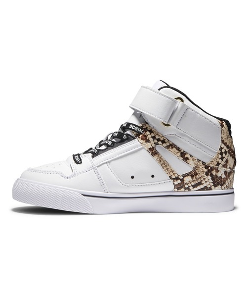 DC SHOES（ディーシーシューズ）の「Ks PURE HIGH-TOP SE/DCキッズスニーカーハイカット（スニーカー・キッズ・ホワイト/ブラック/ホワイト系その他・22cm/23cm/24cm/18cm/19cm/20cm/21cm/17cm）」の11枚目の写真