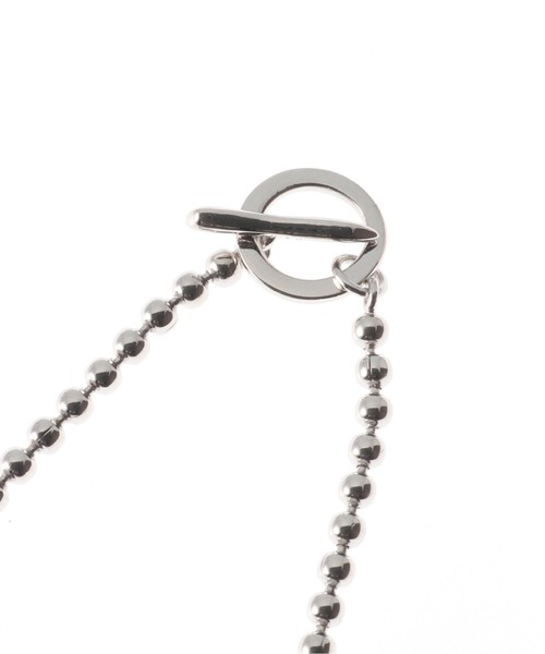 plage（プラージュ）の「【JAMIRAY/ジャミレイ】SP BALLCHAIN チョーカー 37◆（ネックレス・レディース・シルバー・FREE）」の2枚目の写真