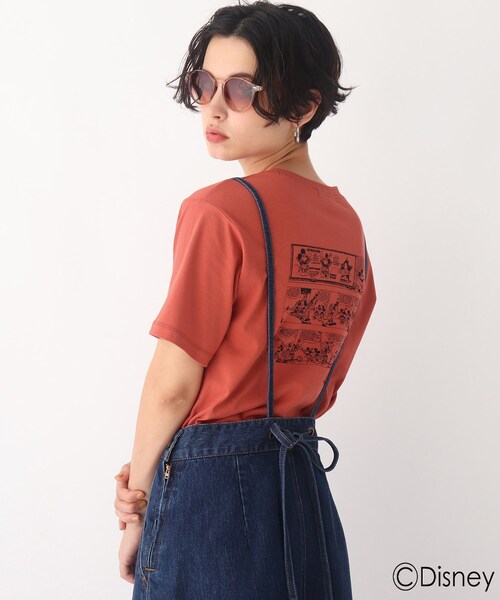 AG by aquagirl（エージーバイアクアガール）の「◆【ミッキー&フレンズ】コミックアートT 限定アイテム（Tシャツ/カットソー・レディース・ライトベージュ/レッド系1/ガンメタ/ホワイト系・38/36）」の3枚目の写真