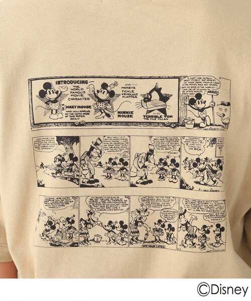 AG by aquagirl（エージーバイアクアガール）の「◆【ミッキー&フレンズ】コミックアートT 限定アイテム（Tシャツ/カットソー・レディース・ライトベージュ/レッド系1/ガンメタ/ホワイト系・38/36）」の10枚目の写真