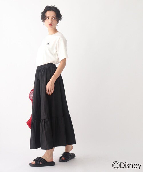 AG by aquagirl（エージーバイアクアガール）の「◆【ミッキー&フレンズ】コミックアートT 限定アイテム（Tシャツ/カットソー・レディース・ライトベージュ/レッド系1/ガンメタ/ホワイト系・38/36）」の12枚目の写真