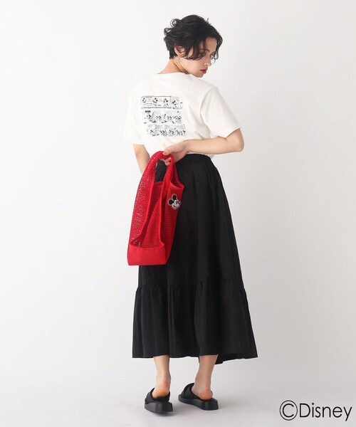 AG by aquagirl（エージーバイアクアガール）の「◆【ミッキー&フレンズ】コミックアートT 限定アイテム（Tシャツ/カットソー・レディース・ライトベージュ/レッド系1/ガンメタ/ホワイト系・38/36）」の13枚目の写真