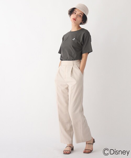 AG by aquagirl（エージーバイアクアガール）の「◆【ミッキー&フレンズ】コミックアートT 限定アイテム（Tシャツ/カットソー・レディース・ライトベージュ/レッド系1/ガンメタ/ホワイト系・38/36）」の15枚目の写真