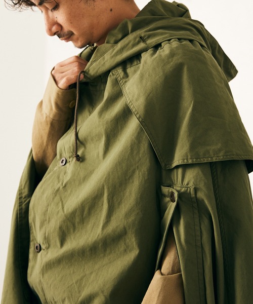 JOURNAL STANDARD relume(ジャーナルスタンダード レリューム)の「【ARMY TWILL/アーミーツイル】別注 テントポンチョ(ポンチョ・メンズ・カーキ・FREE)」の6枚目の写真