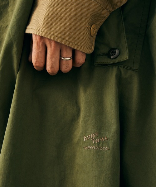 JOURNAL STANDARD relume(ジャーナルスタンダード レリューム)の「【ARMY TWILL/アーミーツイル】別注 テントポンチョ(ポンチョ・メンズ・カーキ・FREE)」の7枚目の写真