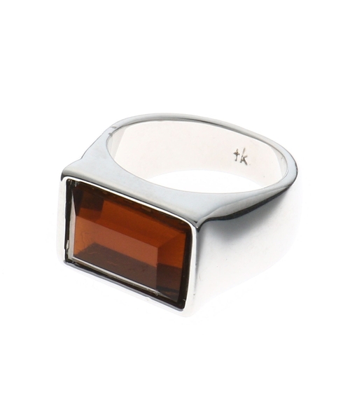 tk.TAKEO KIKUCHI（ティーケータケオキクチ）の「◆大理石&ガラスリング（リング・メンズ・ライトグレー/ブラック系3/ホワイト系4/ライトブルー/オレンジ/ブラウン系・22/33）」の11枚目の写真