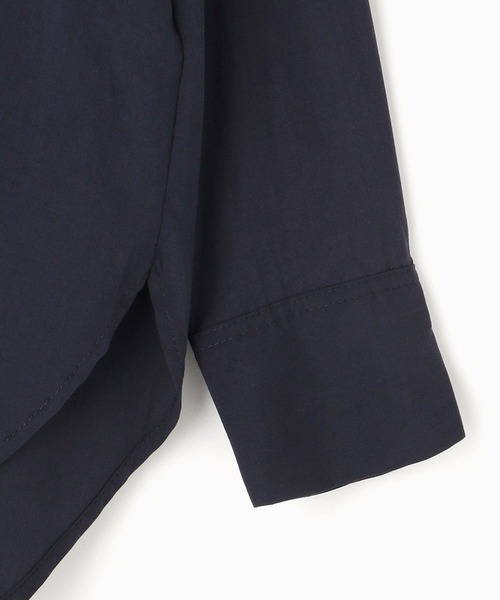 Grand PARK（グランドパーク）の「シルキータッチラウンドヘム長袖シャツ（シャツ/ブラウス・レディース・ベージュ/ホワイト/サックスブルー/ネイビー・FREE）」の15枚目の写真