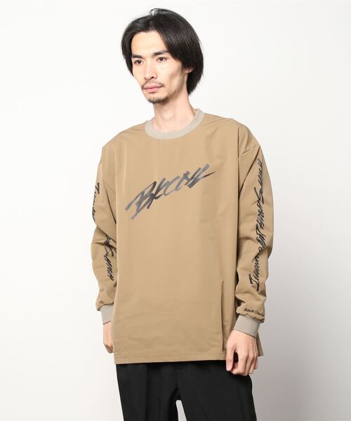 Back Channel（バックチャンネル）の「DRY LONG SLEEVE T（Tシャツ/カットソー・メンズ・ブラック/ベージュ/グレー・MEDIUM/LARGE/X-LARGE/XX-LARGE）」の16枚目の写真