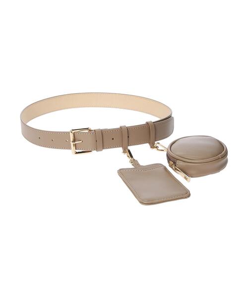 earth music&ecology（アースミュージックアンドエコロジー）の「ポーチ付きマルチベルト ＊（ベルト・レディース・ブラック/ベージュ・FREE）」の12枚目の写真