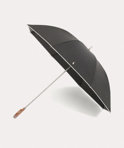 POLO RALPH LAUREN（ポロ ラルフ ローレン）の「遮光100％ 晴雨兼用日傘 長傘 ”ワンポイント　オーバロック”（長傘・レディース・オフホワイト/ブラック/ダークブルー/ベージュ・FREE）」の16枚目の写真